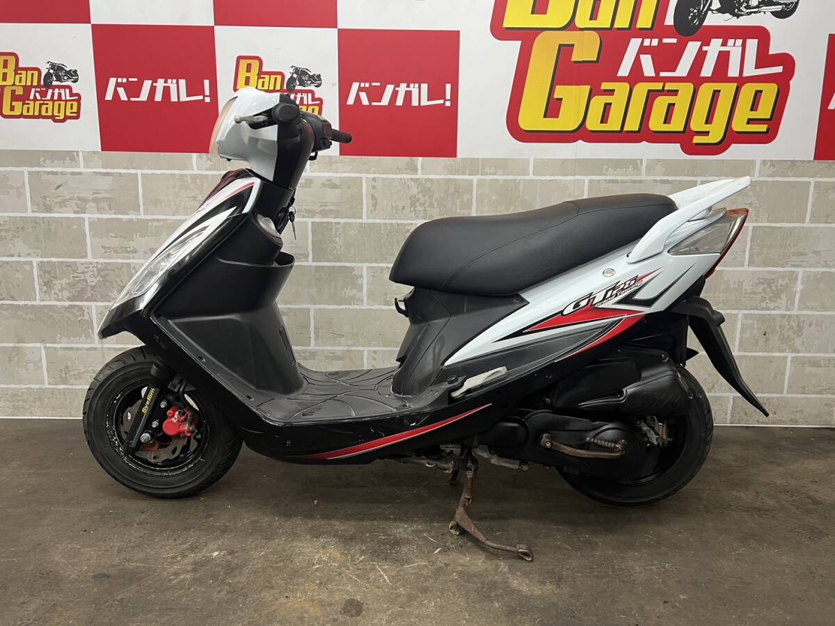 SYM　GT125　RFGHM12V78S　販売証明書有り　場内走行確認済み　始動動画有り　売り切り　未整備　現状車　バンガレ_画像1