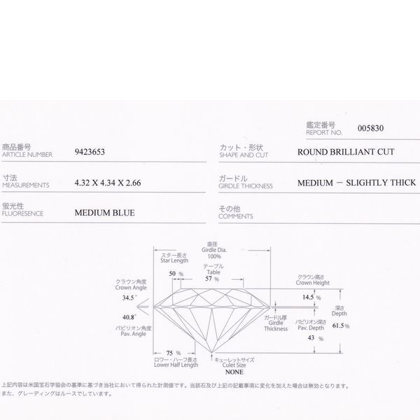 TASAKI ダイヤモンド 0.30ct D-VS1-3EX リング Pt950_画像9