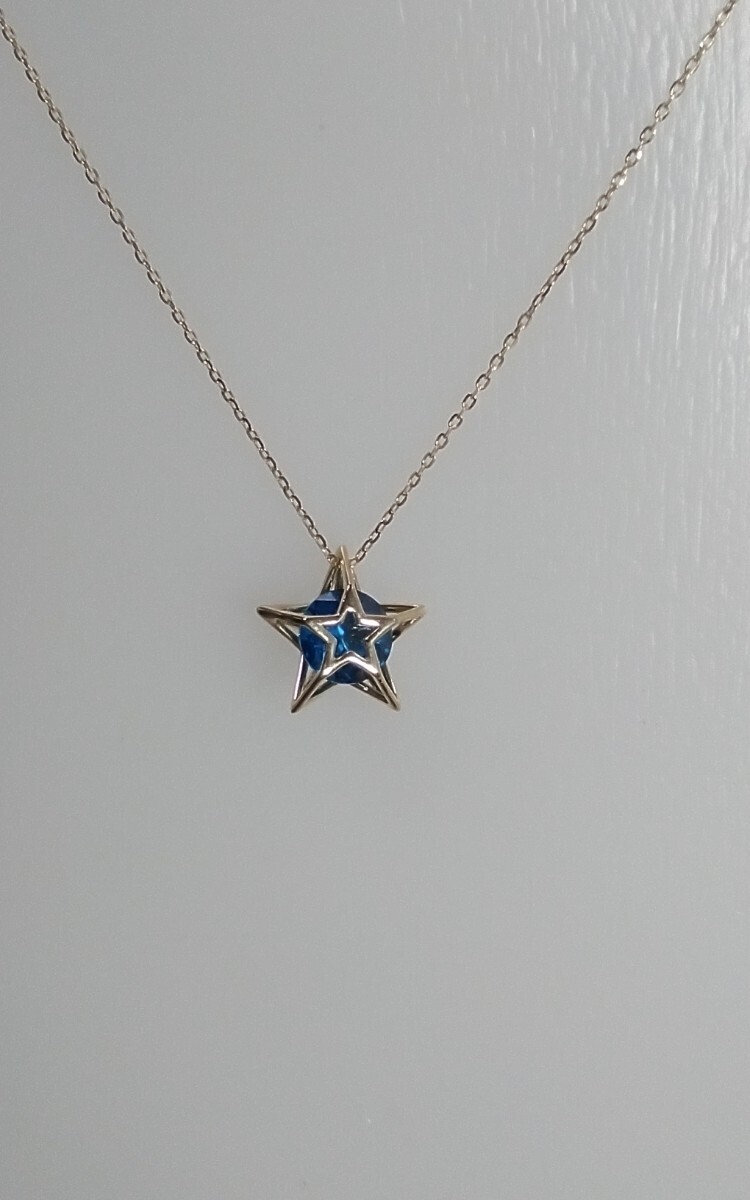 K10YGロンドンブルートパーズペンダントネックレス 「STAR K10YGロンドンブルートパーズペンダントネックレス 「STAR