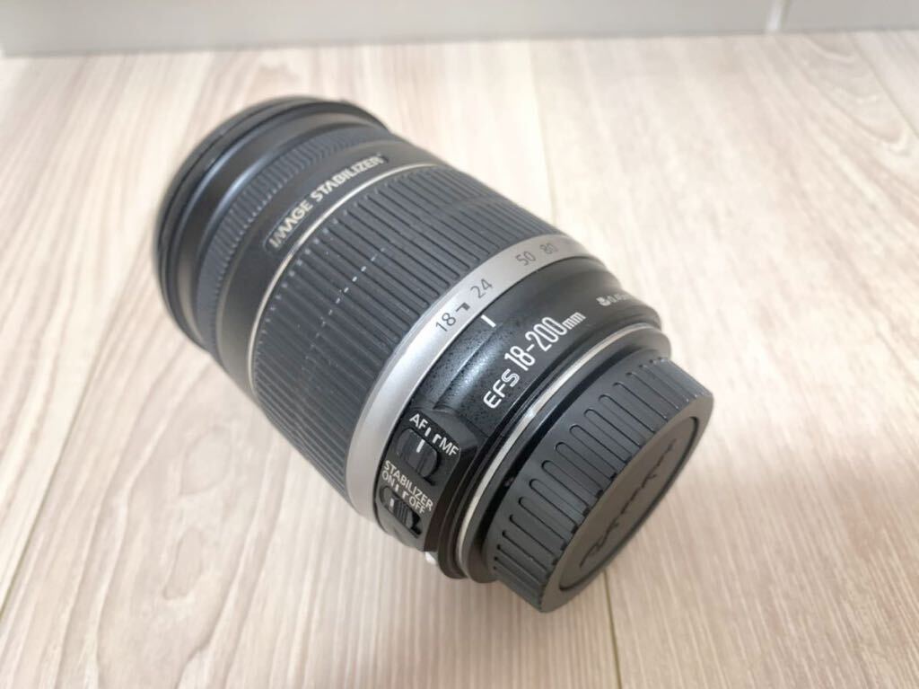 ◆美品◆売り切り 1円スタートCanon キヤノン EF-S 18-200mm F3.5-5.6 IS ズームレンズ_画像4