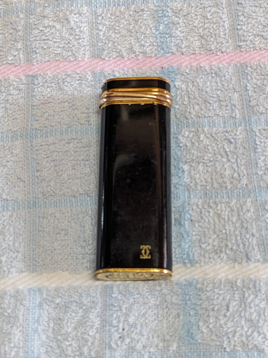 【中古ジャンク品】《着火OK》 Cartier カルティエ ガスライター ライター 喫煙具 喫煙グッズ （53705H）_画像3