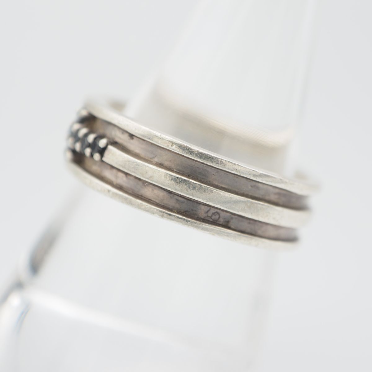 N983 Vintage SILVER925 печать кольцо Cross дизайн серебряный кольцо 15 номер 