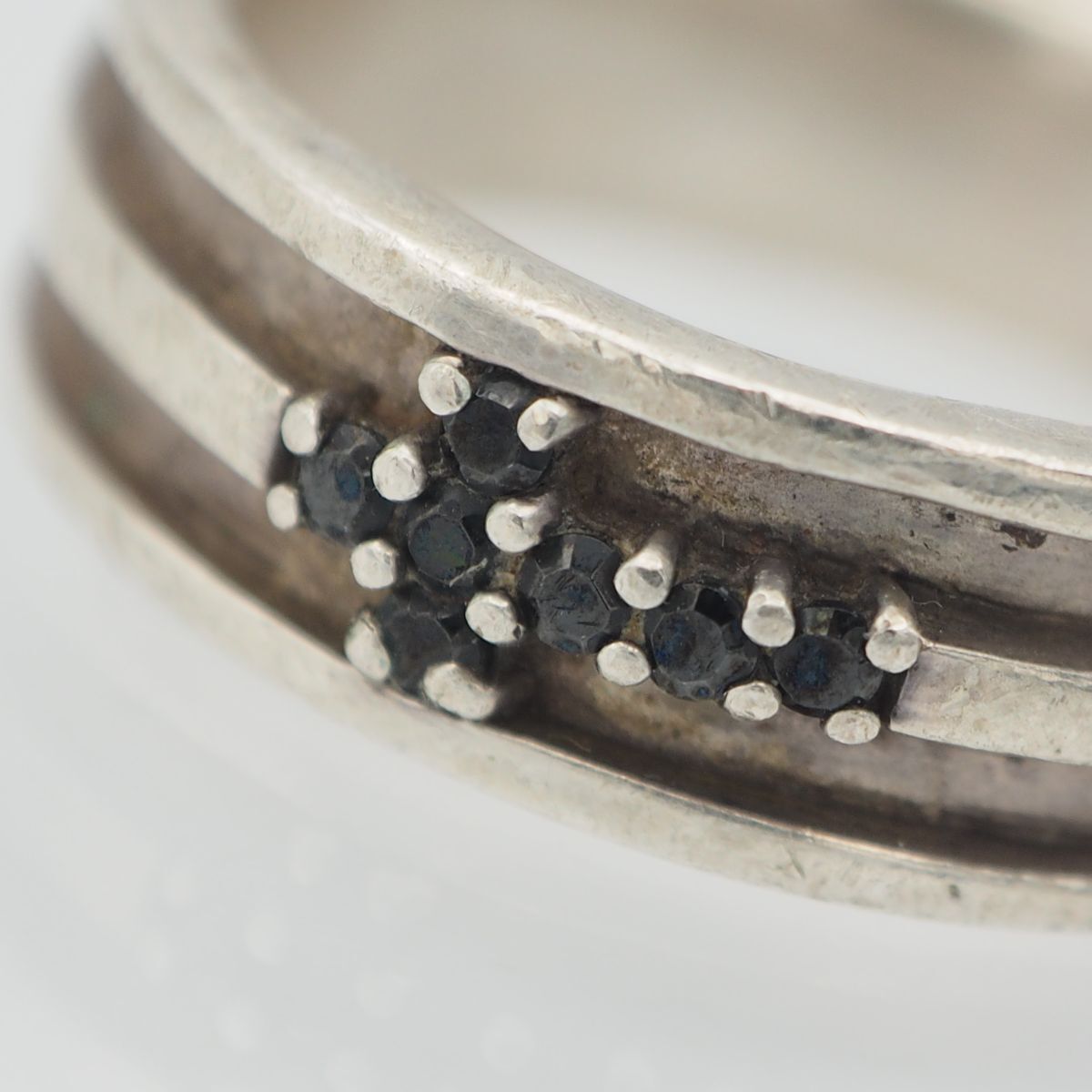 N983 Vintage SILVER925 печать кольцо Cross дизайн серебряный кольцо 15 номер 