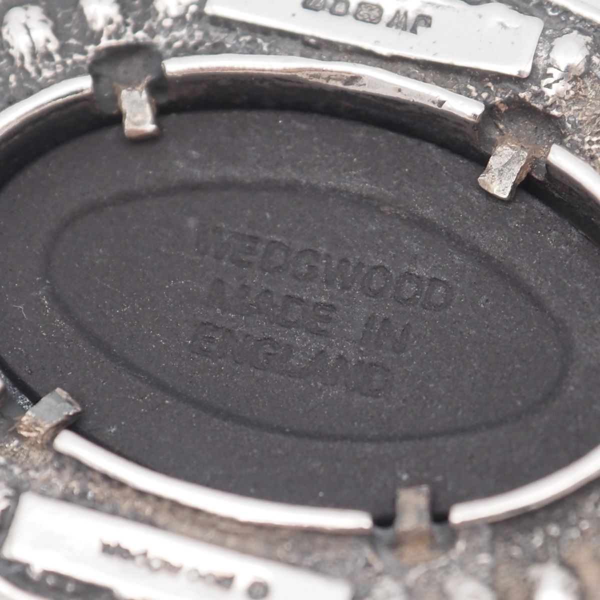 T151 WEDGWOOD ウェッジウッド MADE IN ENGLAND ホールマーク 925刻印 ペンダント ネックレス デザイン シルバー ヴィンテージ_画像6