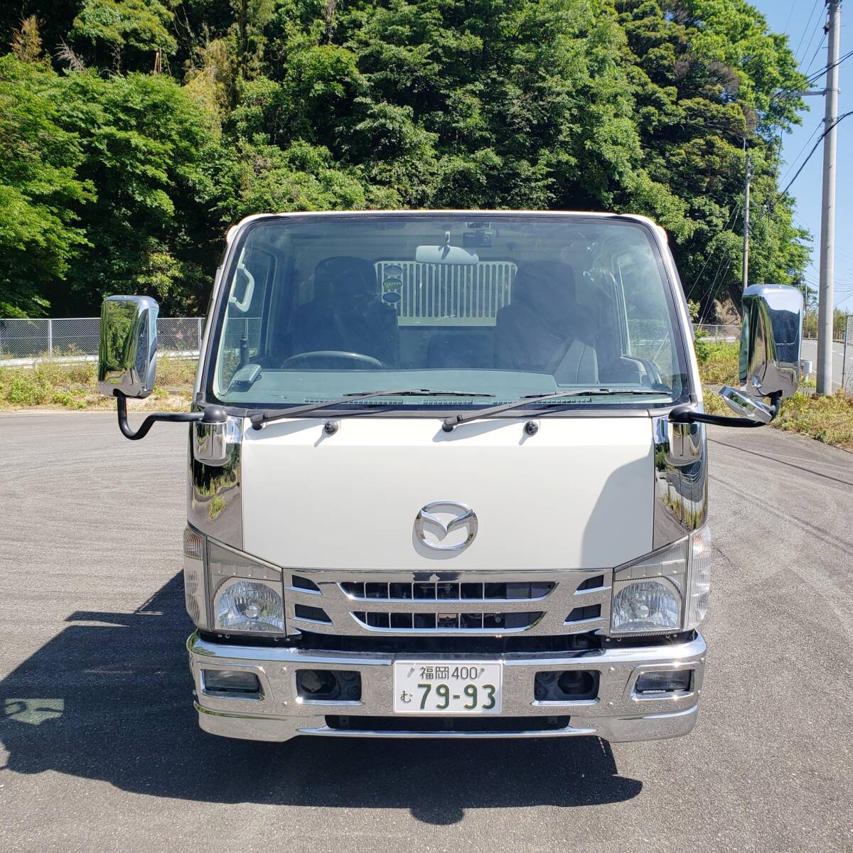 売切 2t 低床 強化ダンプ 車検令和7年5月迄 いすゞOEM マツダ タイタン ICターボ 5MT(3ペダル) ETC 5t未満新免許対応 メッキ多数 福岡～ _画像2