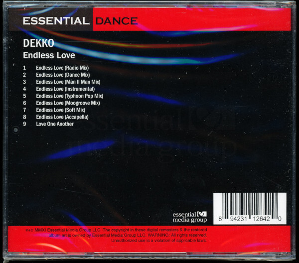 【CDs/House】Dekko Featuring Marucha - Endless Love [Essential Media Group] 未開封品 送料無料_画像2
