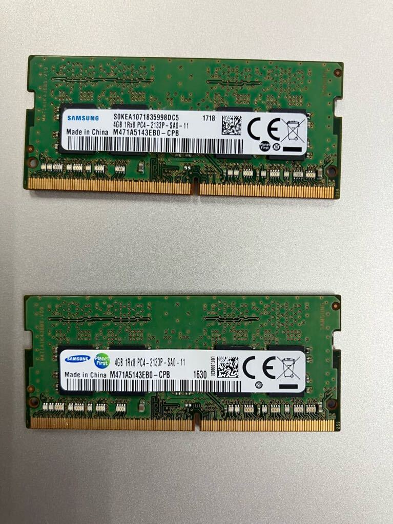 SAMSUNG Note PC for memory DDR4 8GB(4GB×2) PC4-2133P-SA0-11