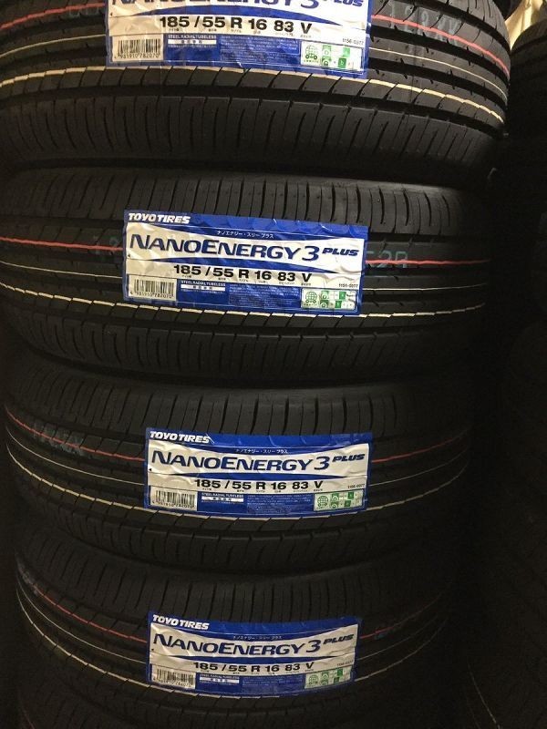 ☆【185/55R16】【2024年製】ＴＯＹＯトーヨー ナノエナジー3+ NANOENERGY3 PLUS 185/55-16 4本価格 4本送料税込み￥39000～夏用_画像1