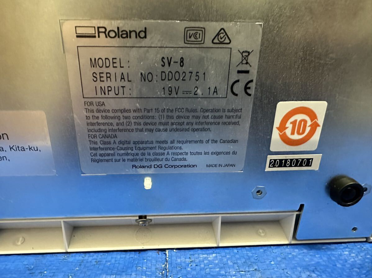 Roland Roland company manufactured cutting ma since tekaSV-8 body only operation not yet verification junk treatment 
