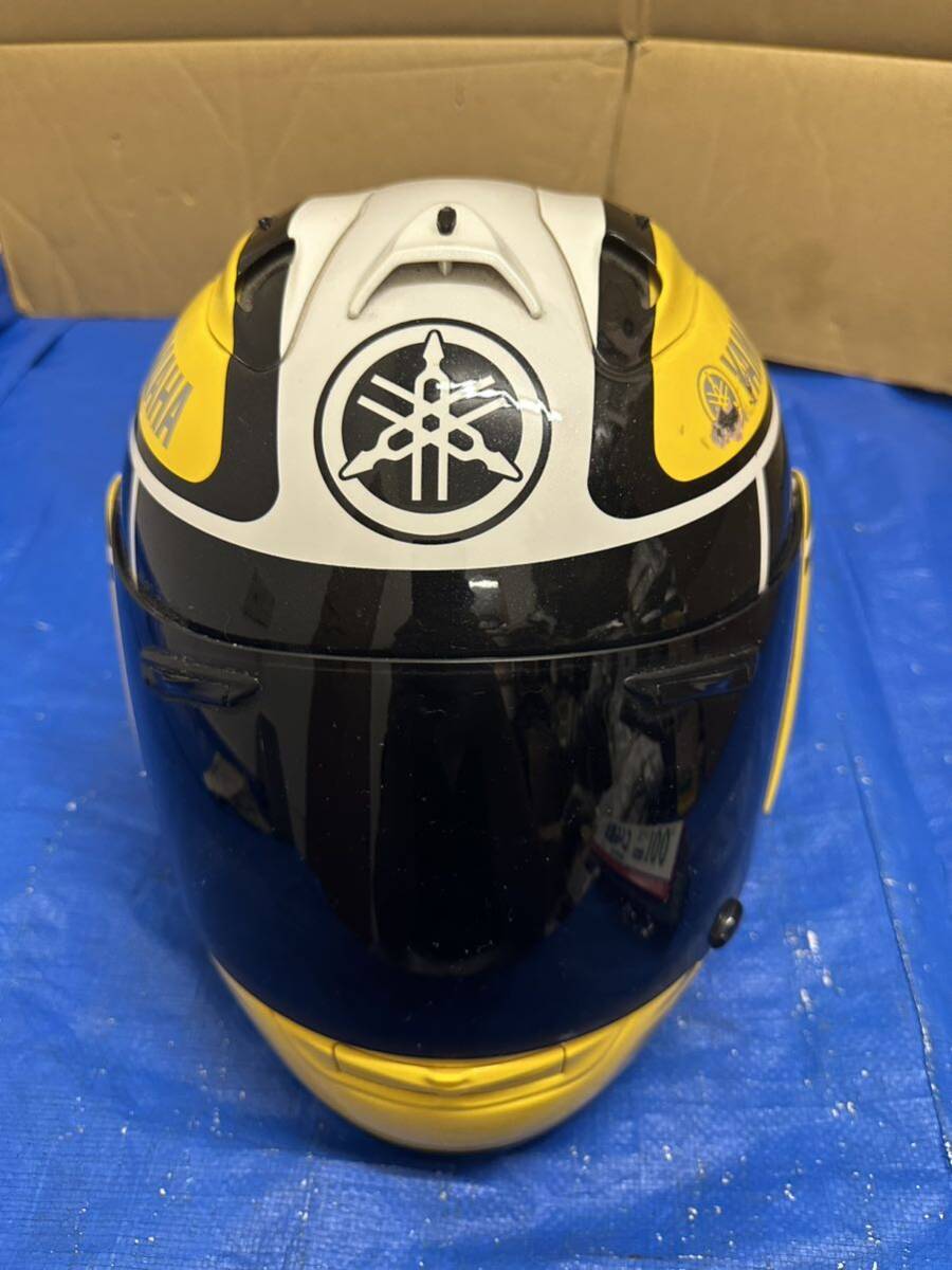 Arai RX7 RR4 (RRⅣ)　YAMAHA　アライ　ヤマハ　59・60cm 05年製　傷などあり　ジャンク扱い_画像1