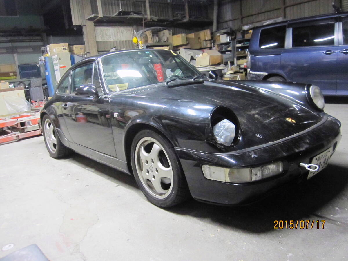 ポルシェ９６４カレラ２　事故現状車両　今回限りの出品！！_画像1