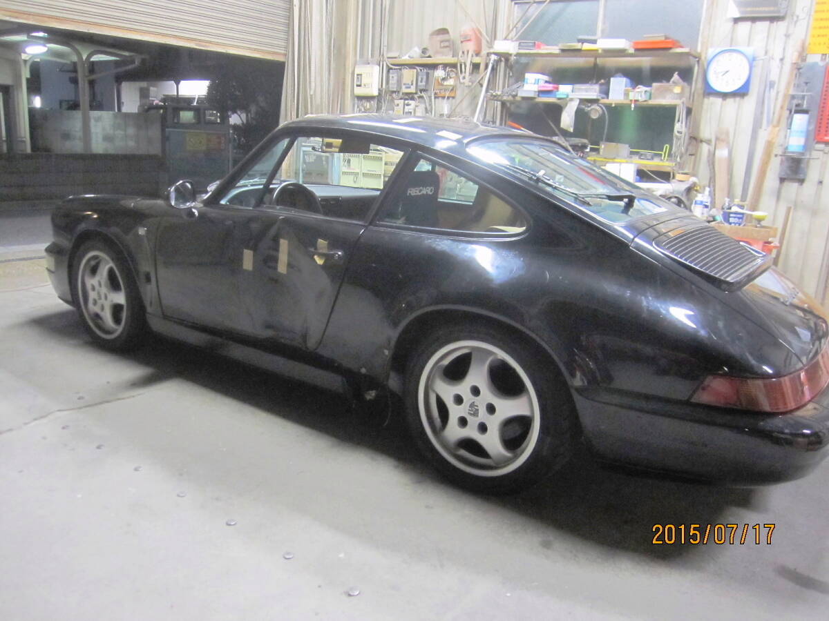 ポルシェ９６４カレラ２　事故現状車両　今回限りの出品！！_画像4