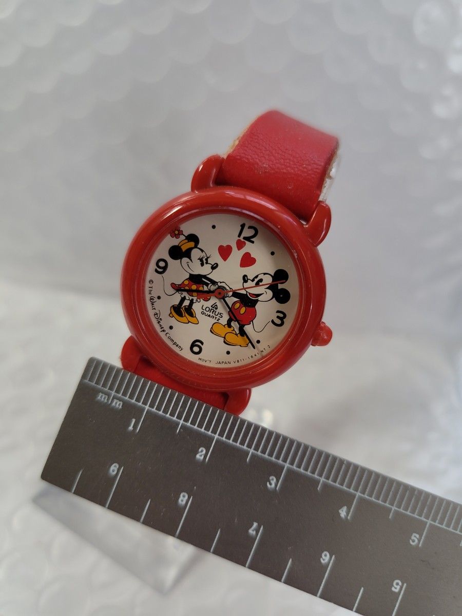 SEIKO LORUS &  Disney ミッキー ミニー クォーツ 電池交換済 腕時計