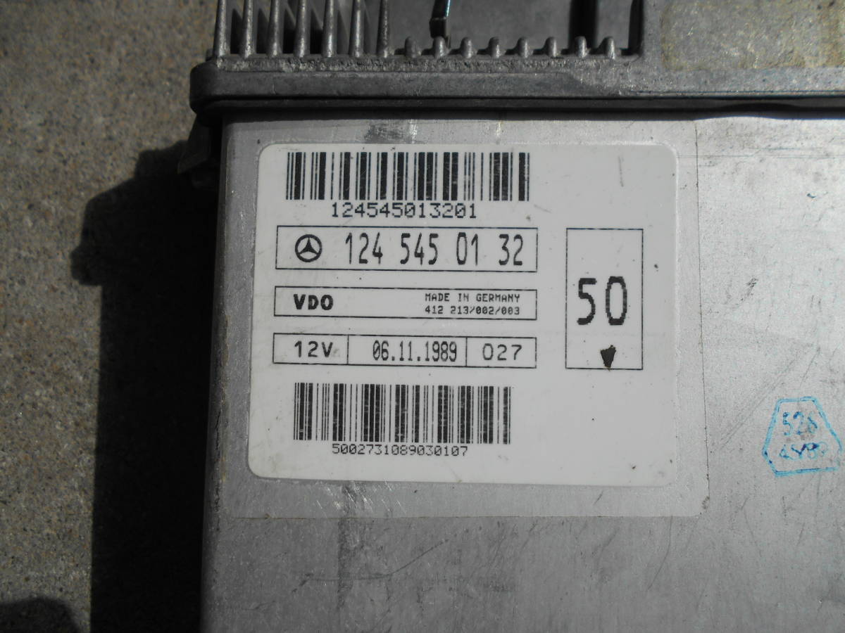 W124 previous term 300E-24V VDO computer 1245450132 300CE-24V