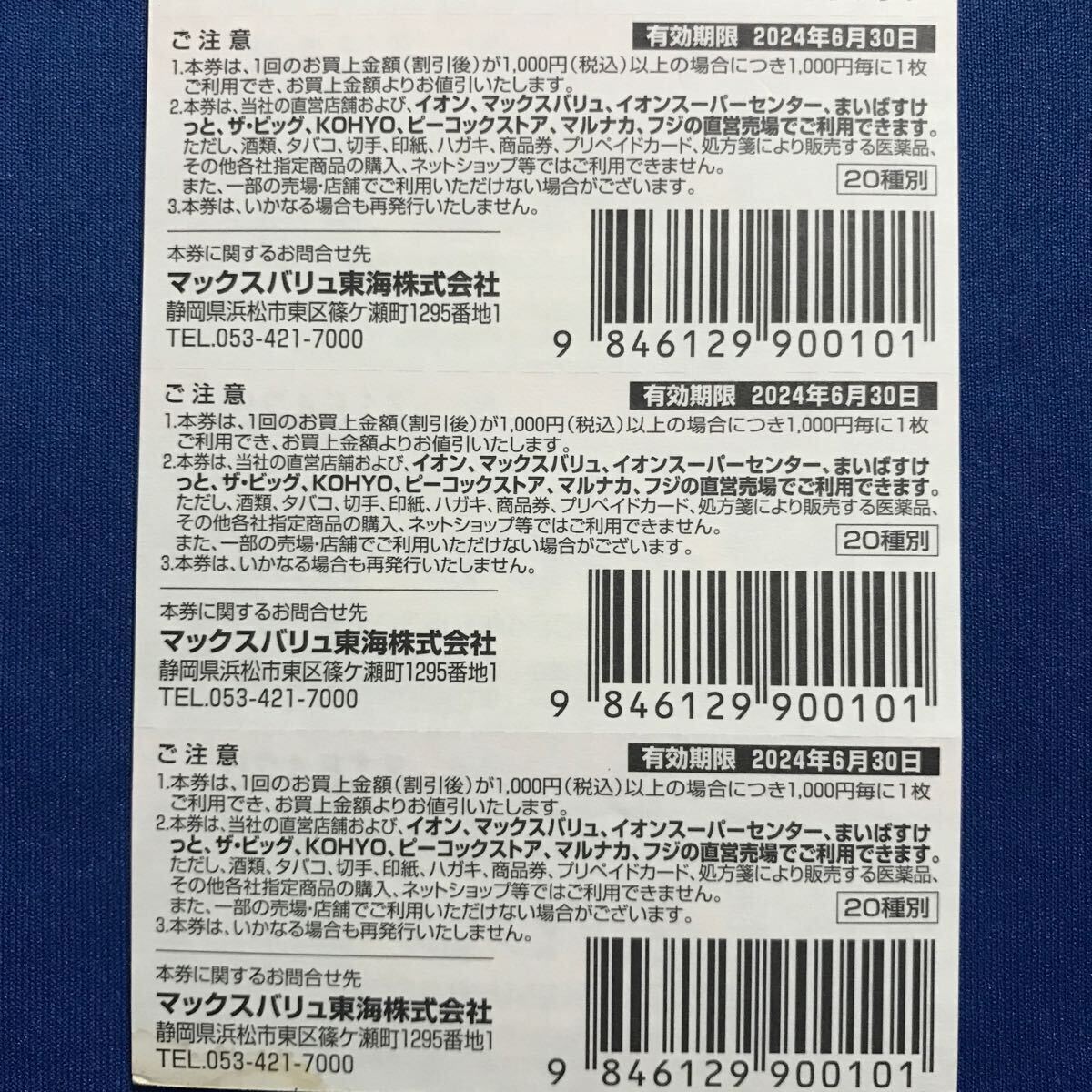 イオン株主優待券 100円×30枚(3000円分)_画像4