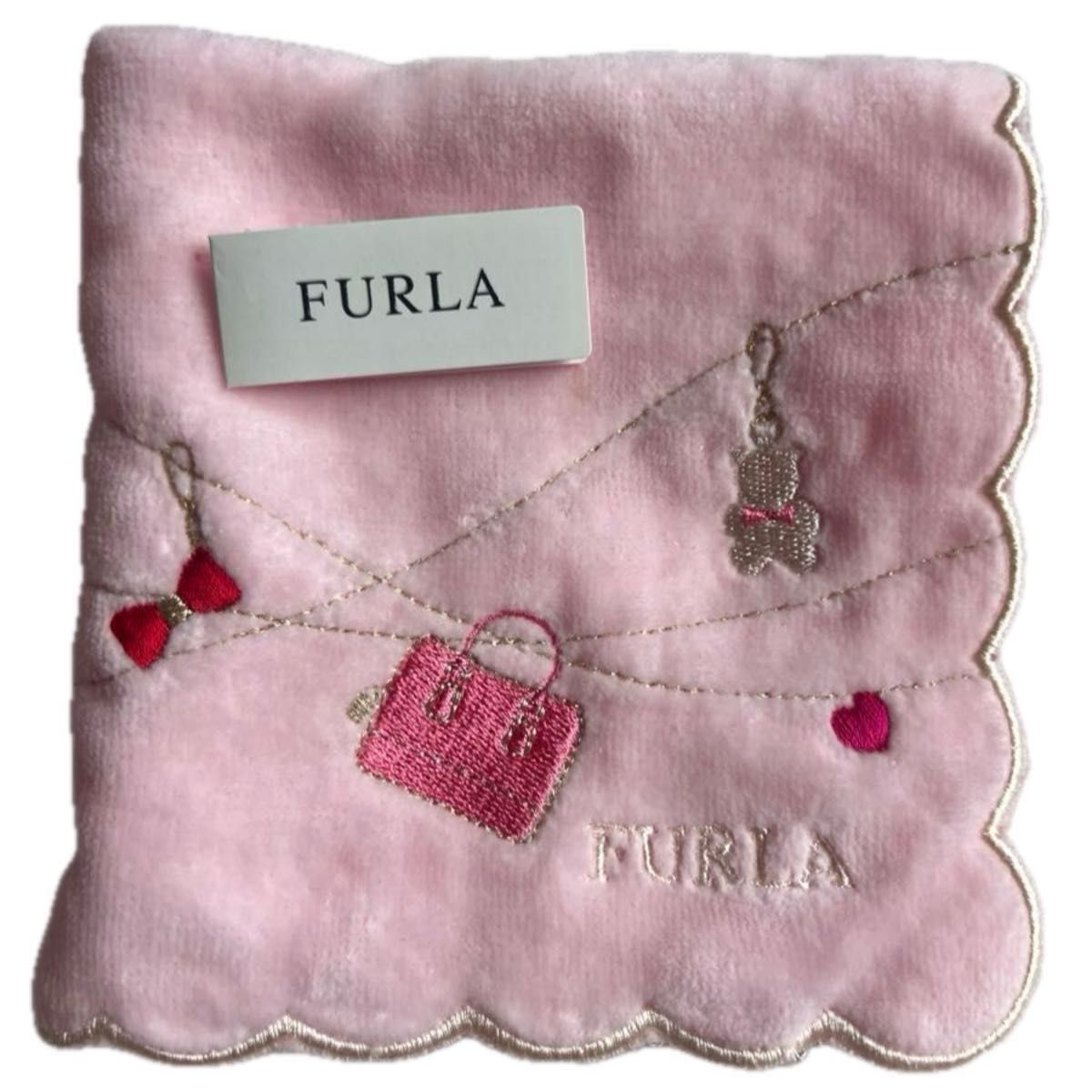 ☆FURLA☆フルラ☆ 全て新品ですがワケあり！！ タオルハンカチ4枚セット