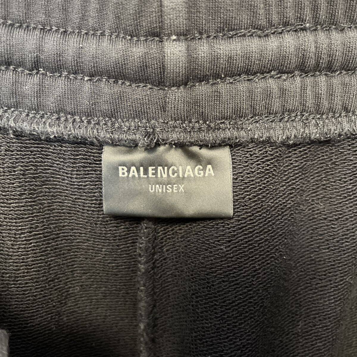 Balenciaga 23SS unity logo バギー　スウェットパンツ　ワイド　パンツ　デムナ　ブラック_画像2