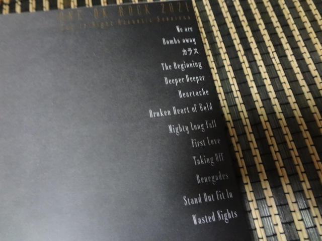 DVD ONE OK ROCK 2021 Day to Night Acoustic Sessions　初回生産限定版、CDなし_画像4