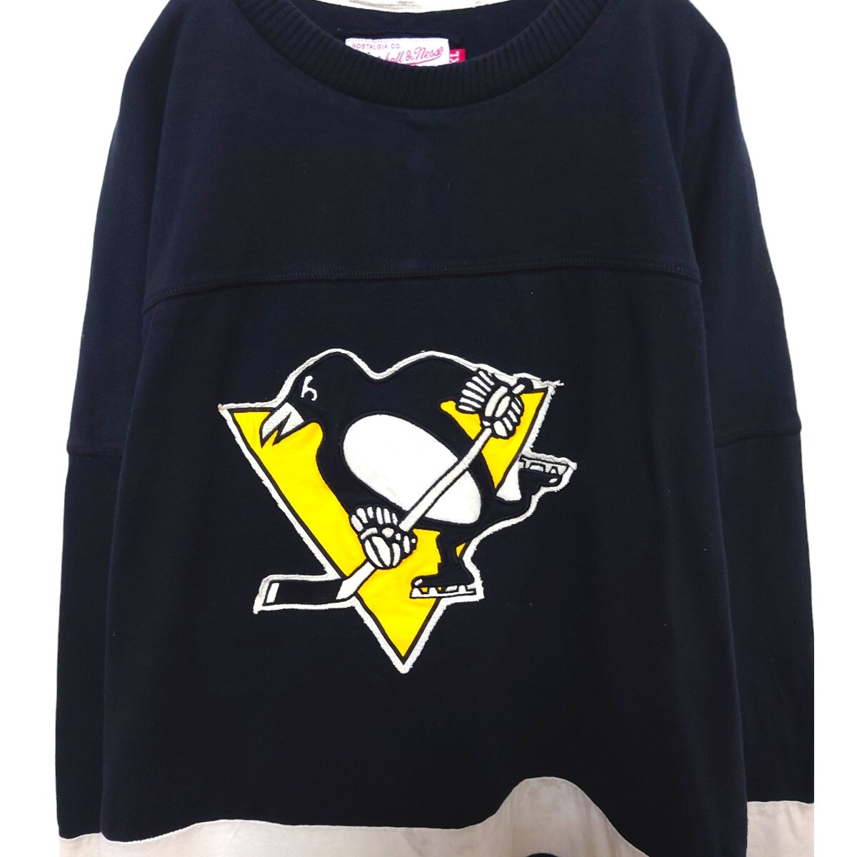 【Mitchell & Ness】NHL ペンギンズ ゲームシャツ A-1867_画像3