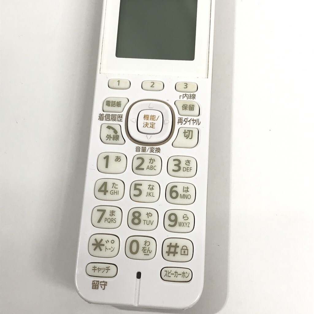 Panasonic パナソニック コードレス電話子機 増設子機 KX-FKD509-T 動作確認済み 櫻D0504-35_画像4