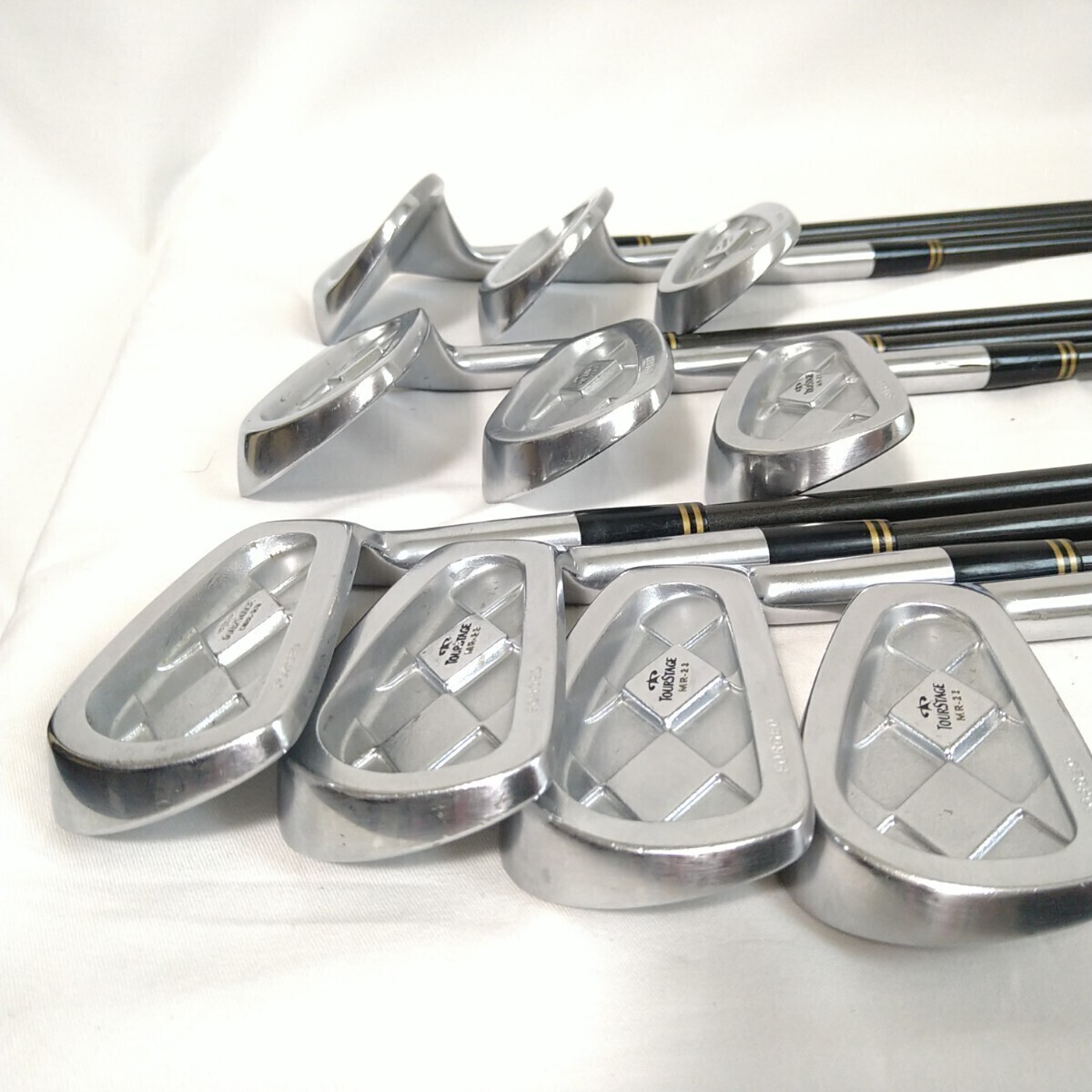 美品　TOURSTAGE　MR-23 FORGED　アイアンセット 3I~SW 10本　ライフル　TDI-04 フレックスR カーボンシャフト ツアーステージ BRIDGESTONE_画像8