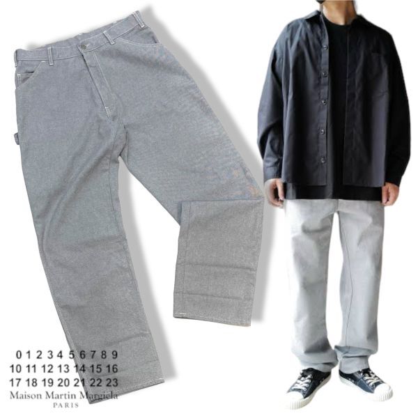 国内正規品 Maison Margiela メゾン マルジェラ 21ss PAINTER PANTS ペインター デニムパンツ ワークパンツ ジーンズ 32 イタリア製_画像1