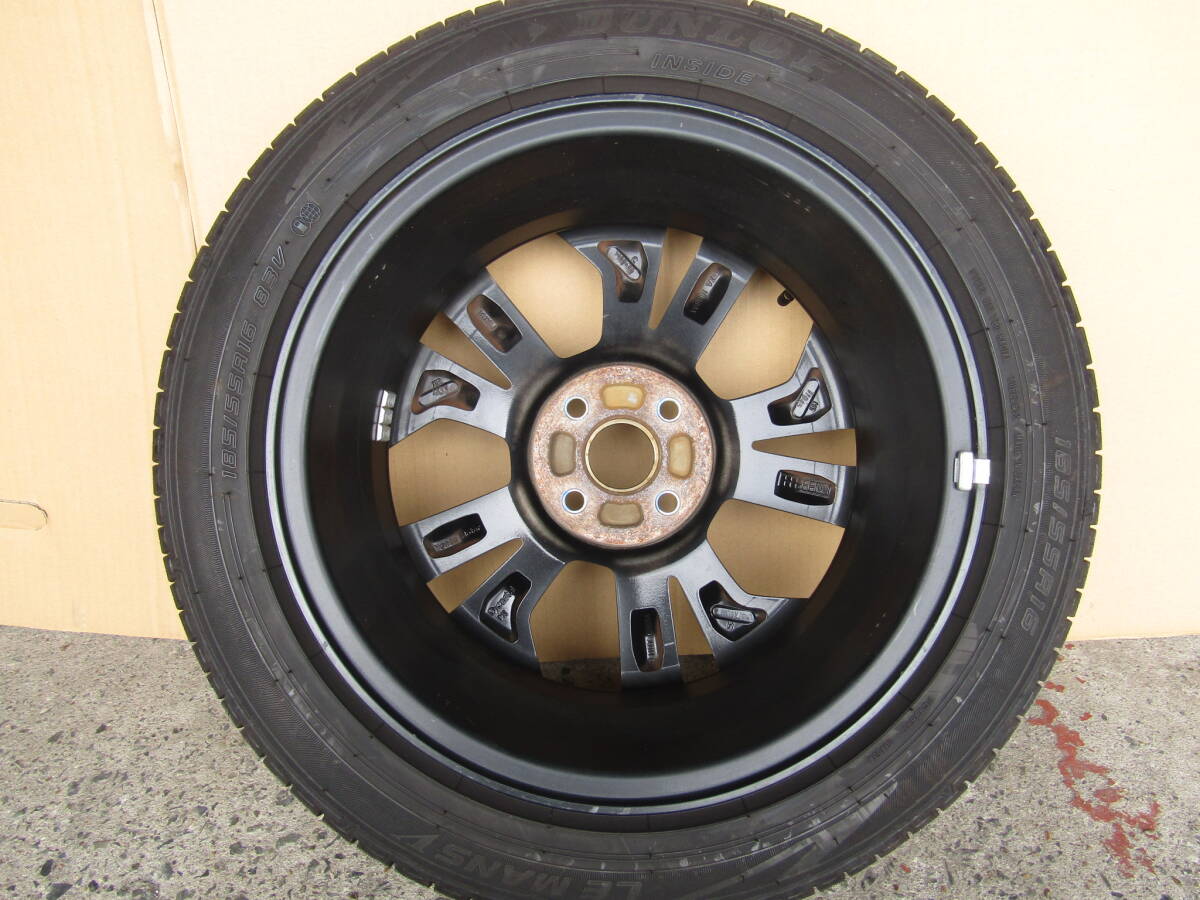 ホンダ フィット GR3 純正 アルミホイール 16X 6J+50 タイヤ 185/55R16 バリ山 1本のみ_画像4