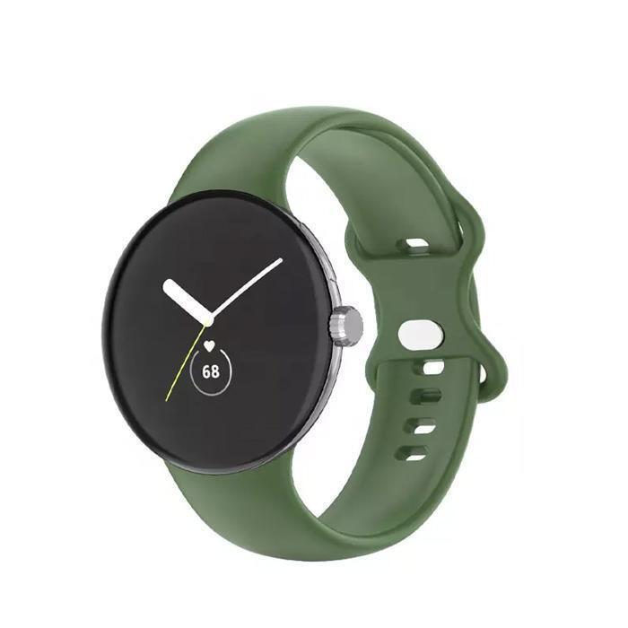 Google Pixel Watch ベルト グーグル ピクセルウォッチ ウォッチ スマートウォッチ 交換 シリコン 耐久 互換 オレンジ Lサイズ 0011-14_画像6