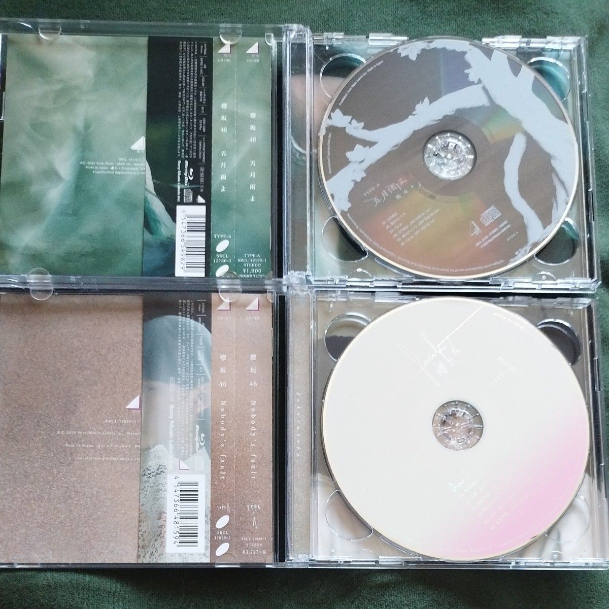 初回仕様限定盤 TYPE-A (取) Blu-ray付 生写真なし 櫻坂46 CD+Blu-ray/ 五月雨よ 22/4/6発売 