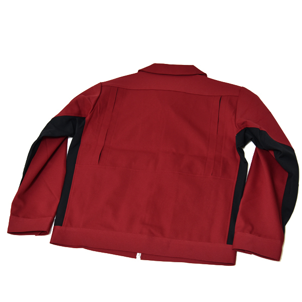 新品 PETICOOL ワークブルゾン 4L XXXL レッド 長袖 ジャケット 未使用 作業着 メンズ レディース 男女兼用 ボルドー 赤 大きいサイズ