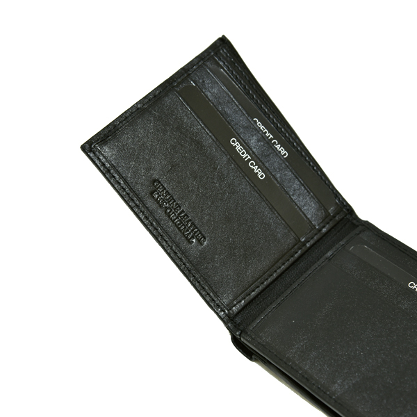 新品 本革 フルレザー 二つ折り財布 KWS ORIGINAL ショートウォレット 未使用 メンズ シンプル 牛革 無地 ディープグリーン 深緑