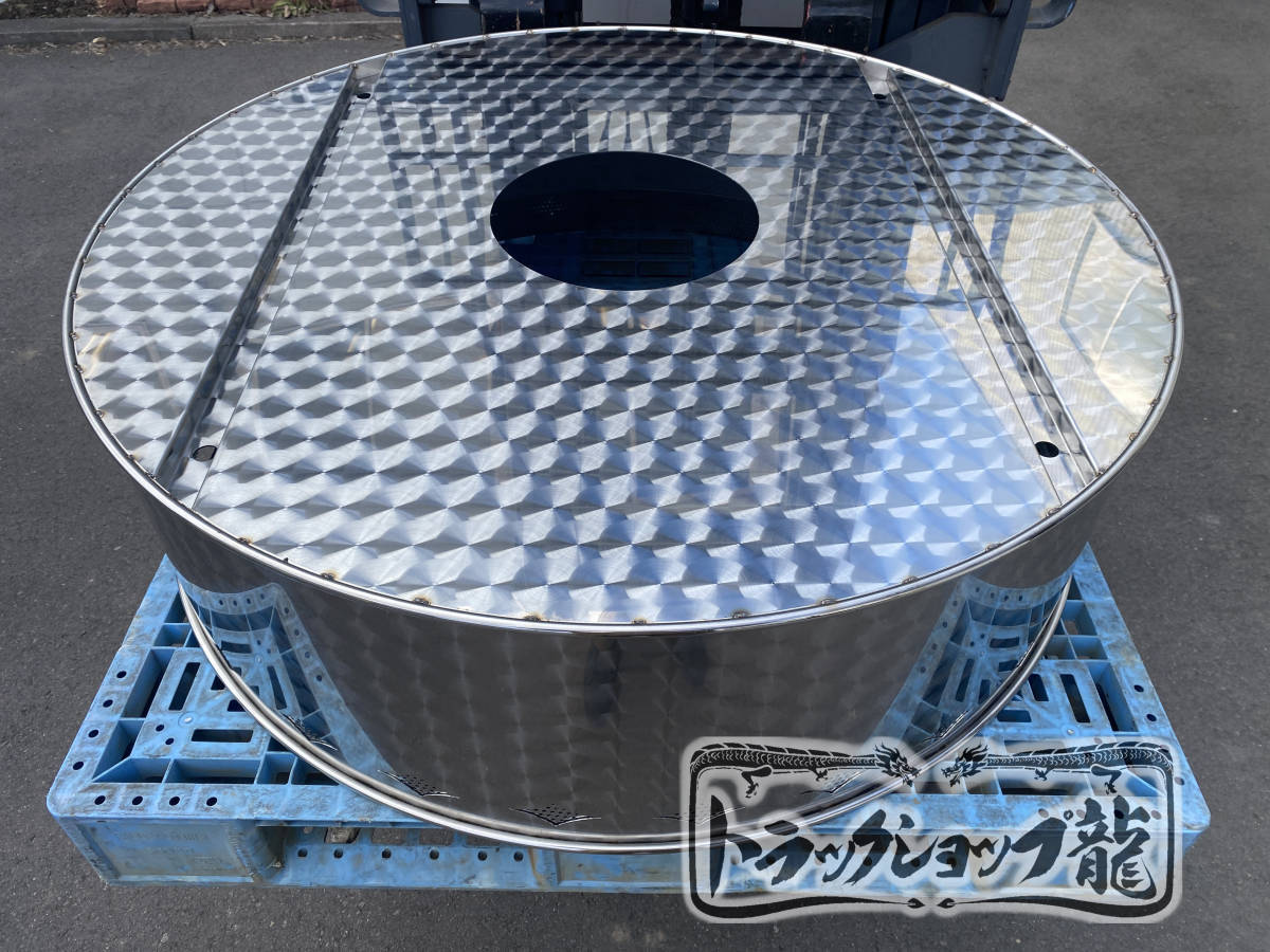 1 jpy ~ new goods! large low floor 19.5 -inch for . pattern spare tire cover 880mm 10. round stick to coil reinforcement equipped small . pulling out stainless steel deco truck S1265S
