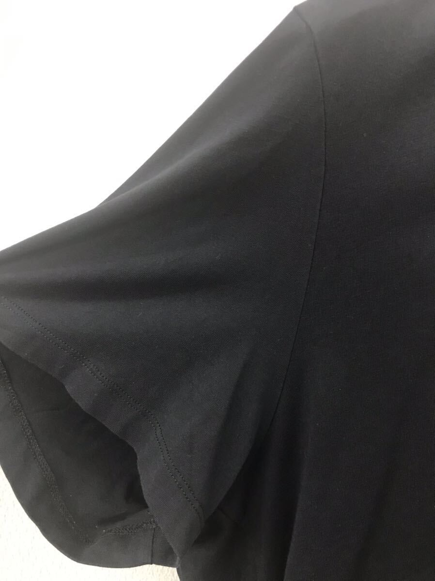 BALMAIN バルマン 半袖 フーディー パーカー Tシャツ 黒 トップス ブラック RH111801057 コットンXXXL