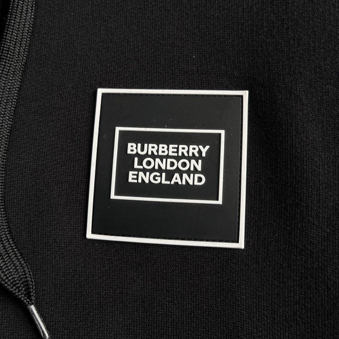 [ действующий прекрасный товар XL размер ] Burberry BURBERRY LONDON ENGLANDf-teto Parker Raver Logo тянуть over тренировочный черный мужской 