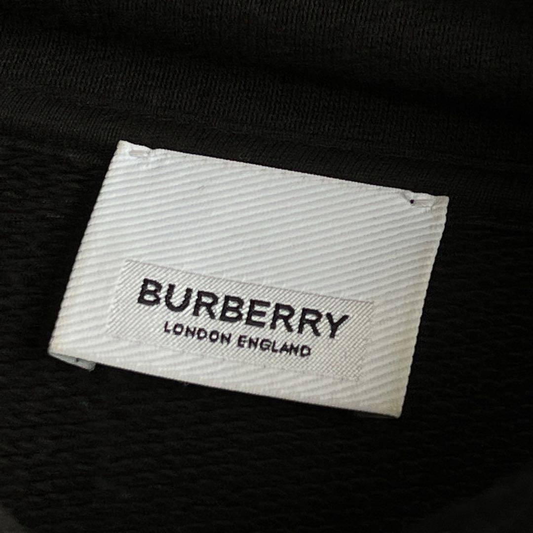 [ действующий прекрасный товар XL размер ] Burberry BURBERRY LONDON ENGLANDf-teto Parker Raver Logo тянуть over тренировочный черный мужской 