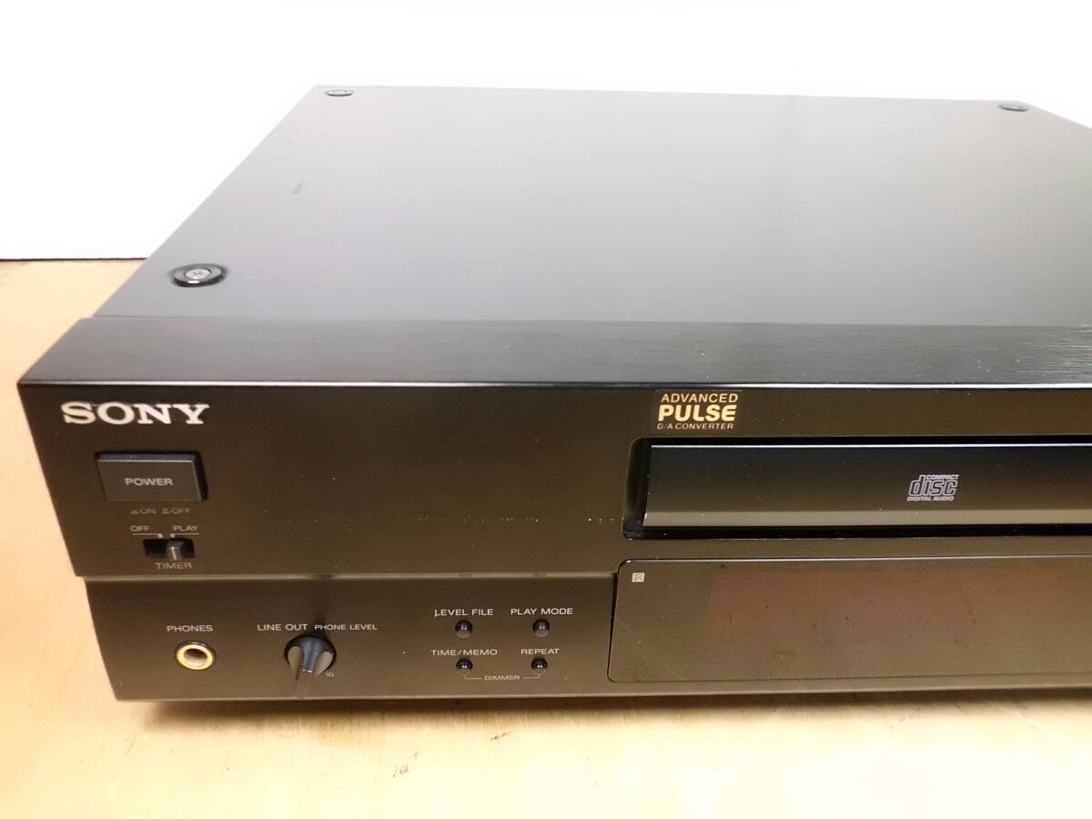 ★ソニー SONY CDプレーヤー CDP-333ESJ CDデッキ ★通電OK ジャンク品★_画像2