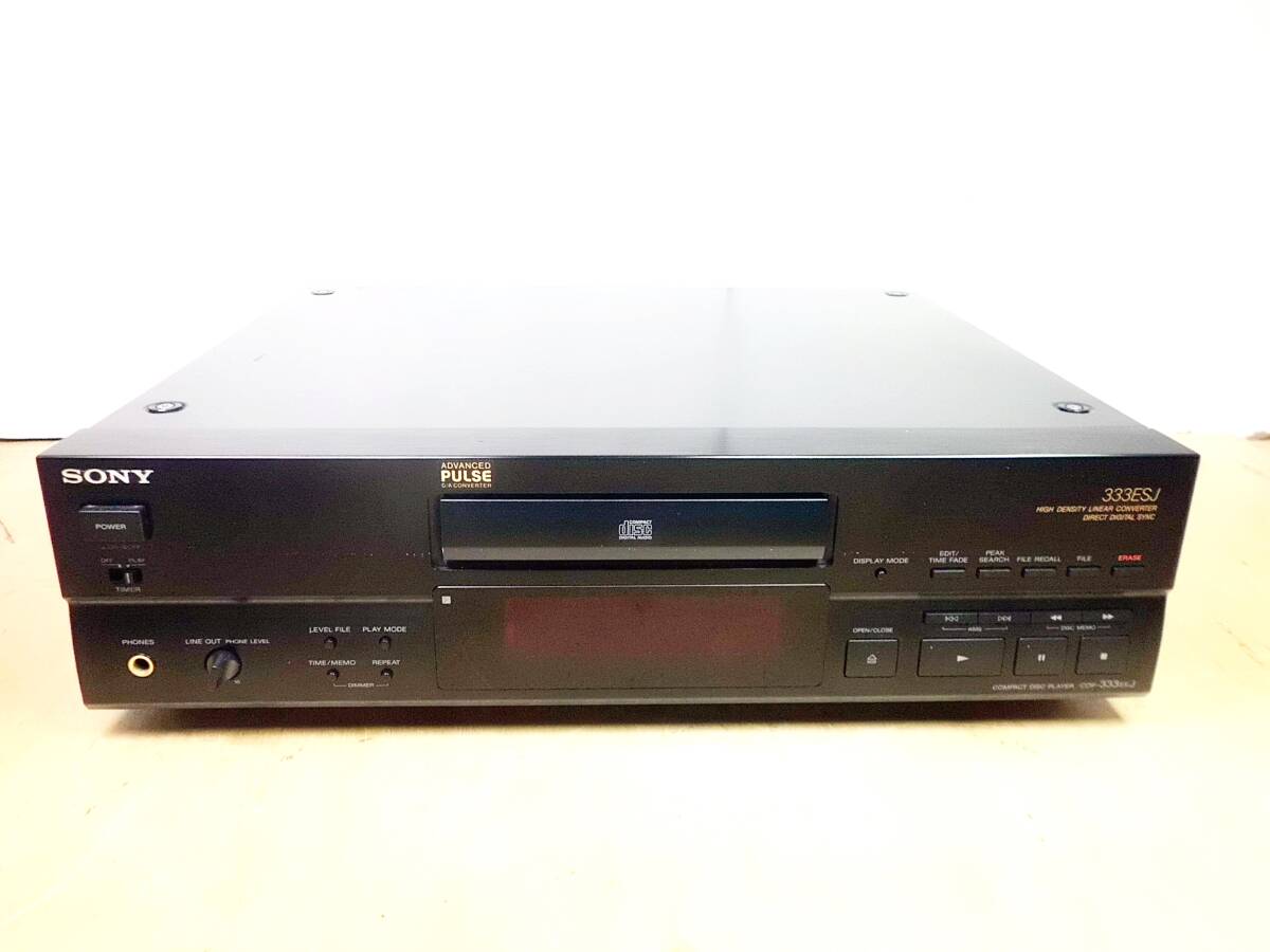 ★ソニー SONY CDプレーヤー CDP-333ESJ CDデッキ ★通電OK ジャンク品★_画像1