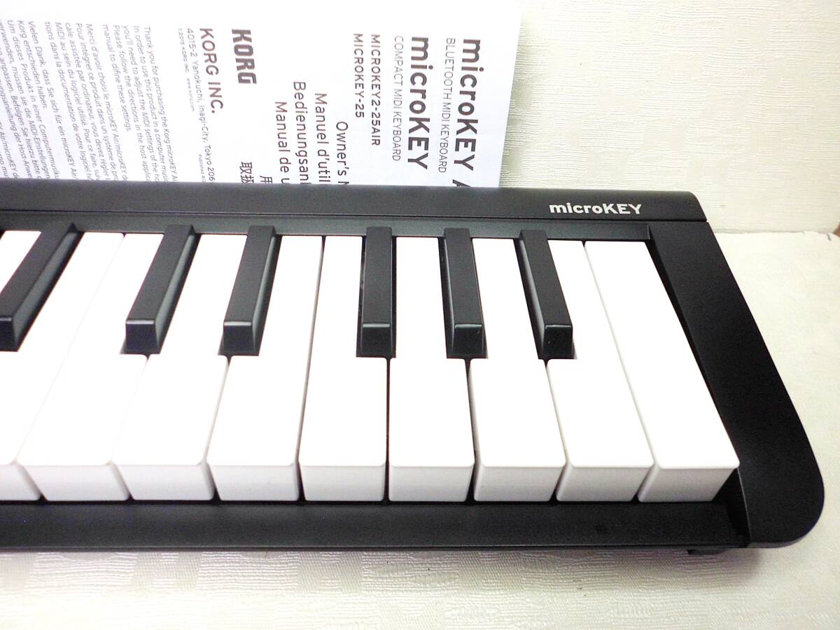 ★即決!【新品級】KORG コルグ microKEY-25 USB MIDIキーボード 25鍵 ★ 動作品 ★_画像3