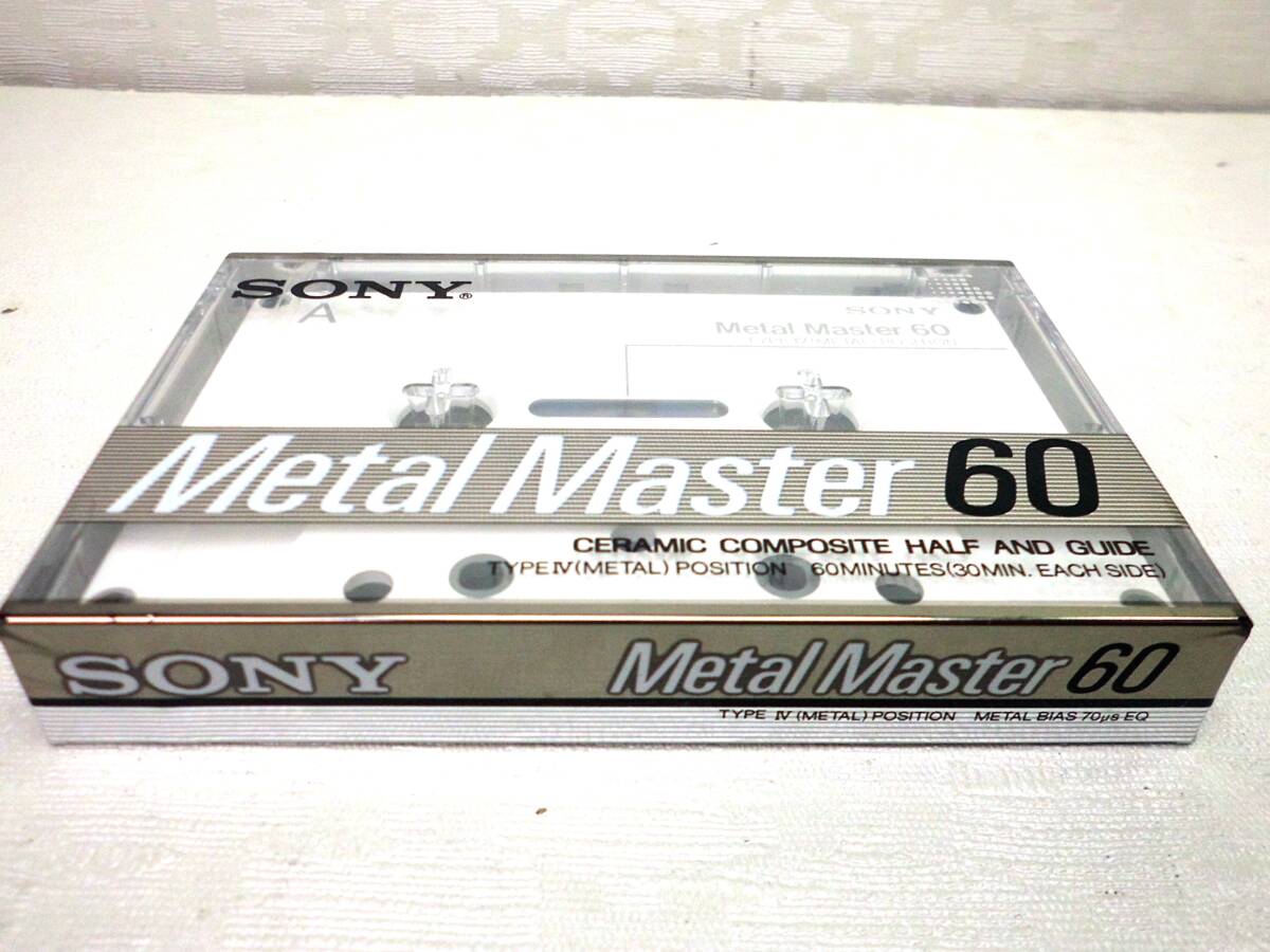 ★即決!【新品・未開封】 SONY ソニー カセットテープ Metal Master 60 メタルマスター 60分 1本 ★_画像3