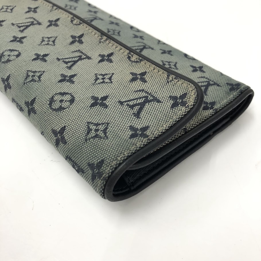 【ITL1B2J5IH3G】LOUIS VUITTON ルイヴィトン M92242 三つ折り 長財布 モノグラムミニ ポルトトレゾール インターナショナル_画像3