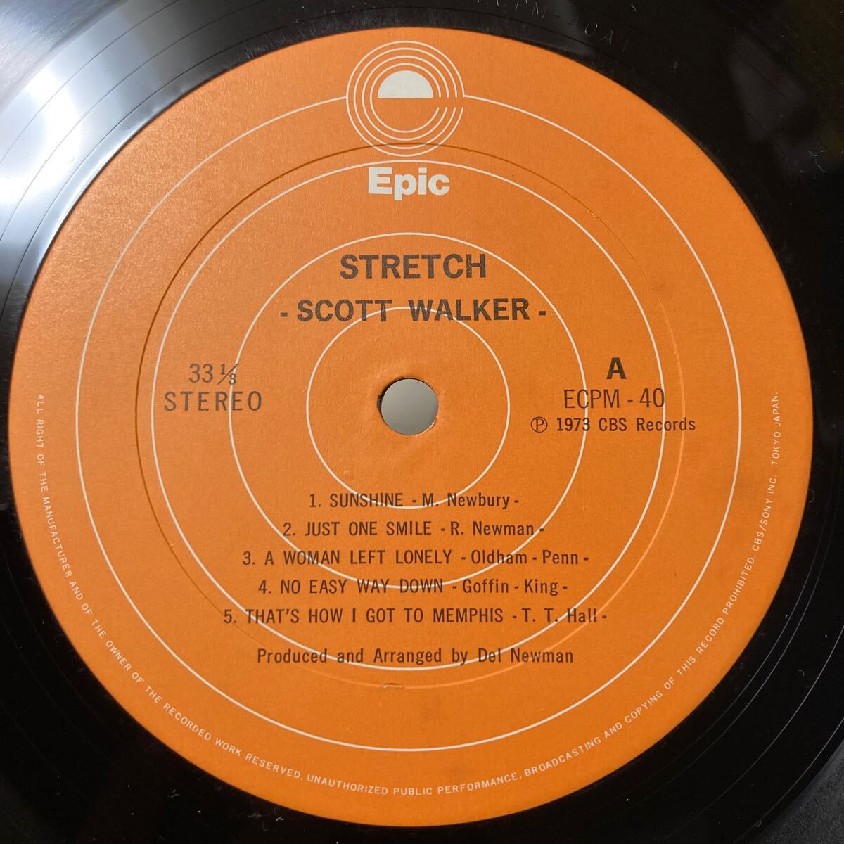 Scott Walker スコット・ウォーカー【Stretch 心のつぶやき】国内盤 LP Epic ECPM-40 Rock 1973_画像5