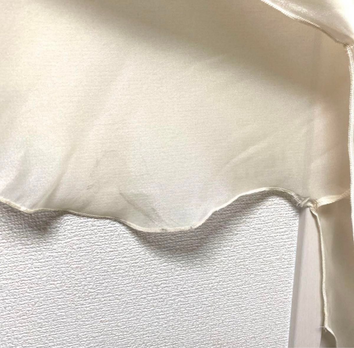 チューリップロングスカート2 OLIVE des OLIVE フレアスカート 白 オフホワイト アイボリー ロングスカート 