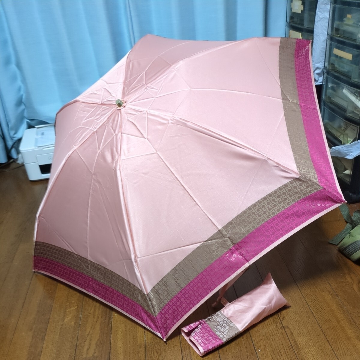 GHERARDINI ゲラルディーニ イタリア モノグラム 晴雨兼用傘 日傘 折りたたみ傘 ブランド オシャレ かわいい