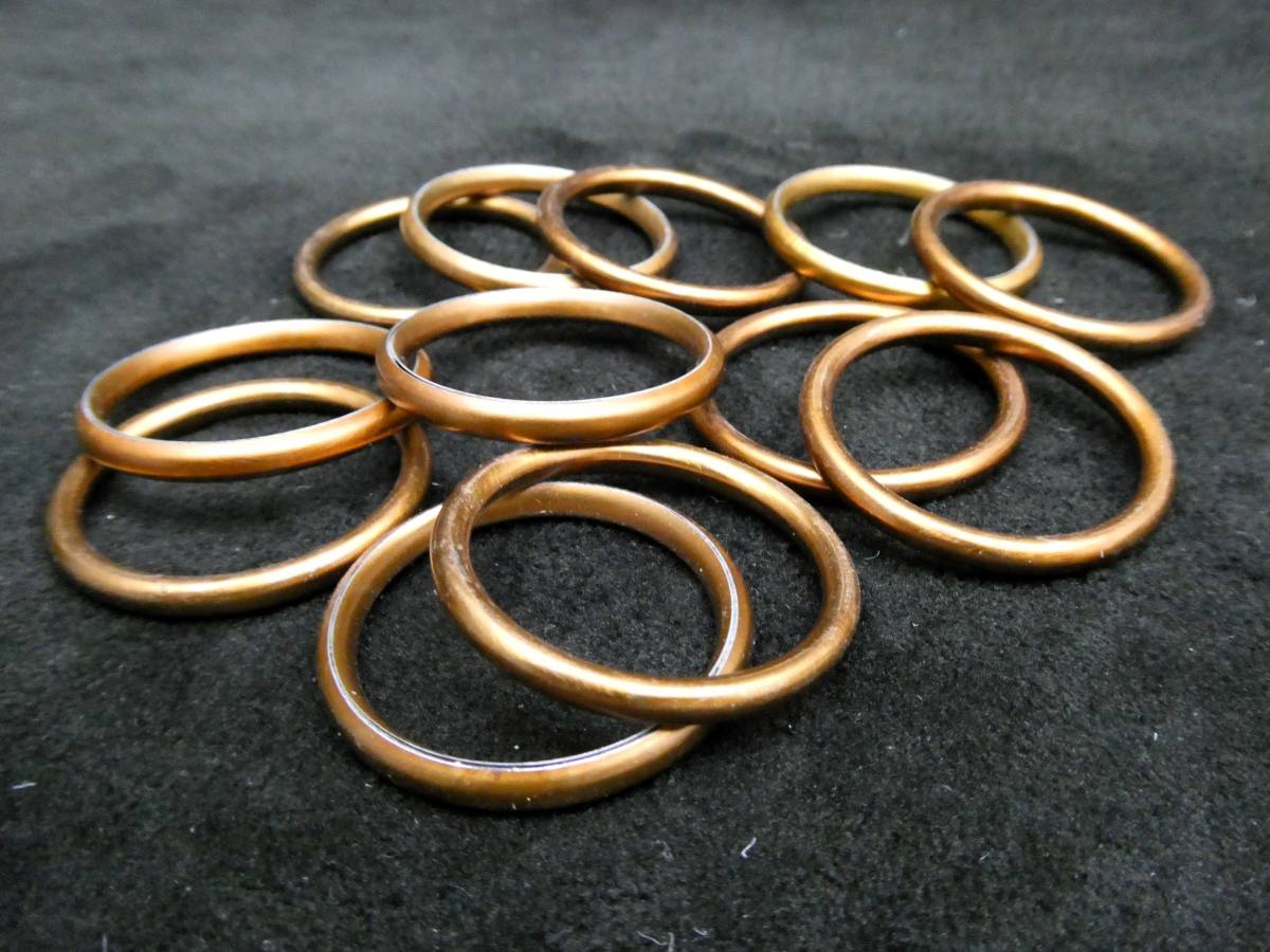 [ free shipping ] muffler gasket round 12 sheets / strengthen version CBX400F NC31 CBR400F NC42 CBX550F CB400Four NC36 CB400SF NC39 washer 