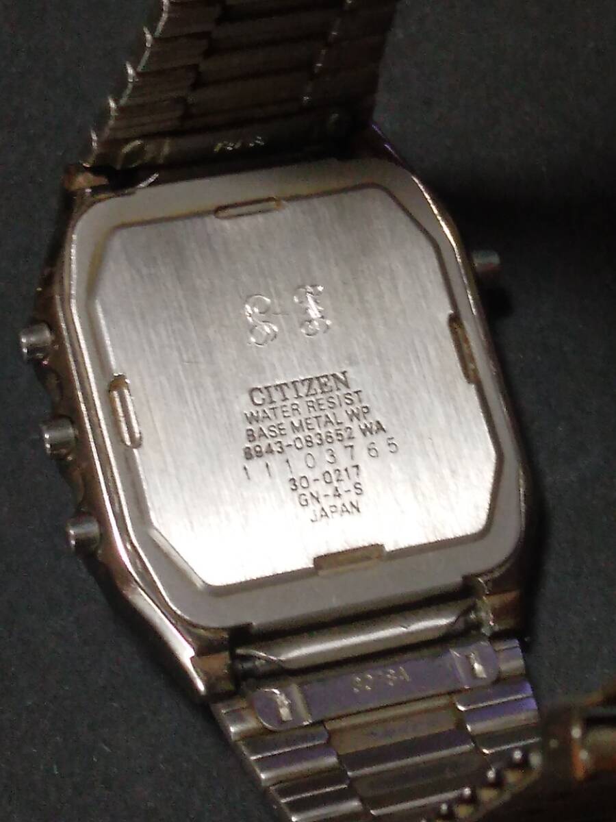 ☆CITIZEN シチズン デジアナ ジェットボーイ DIGI ANA 8943-083652WA 30-0217 30-0217 メンズ腕時計 クォーツ☆の画像6