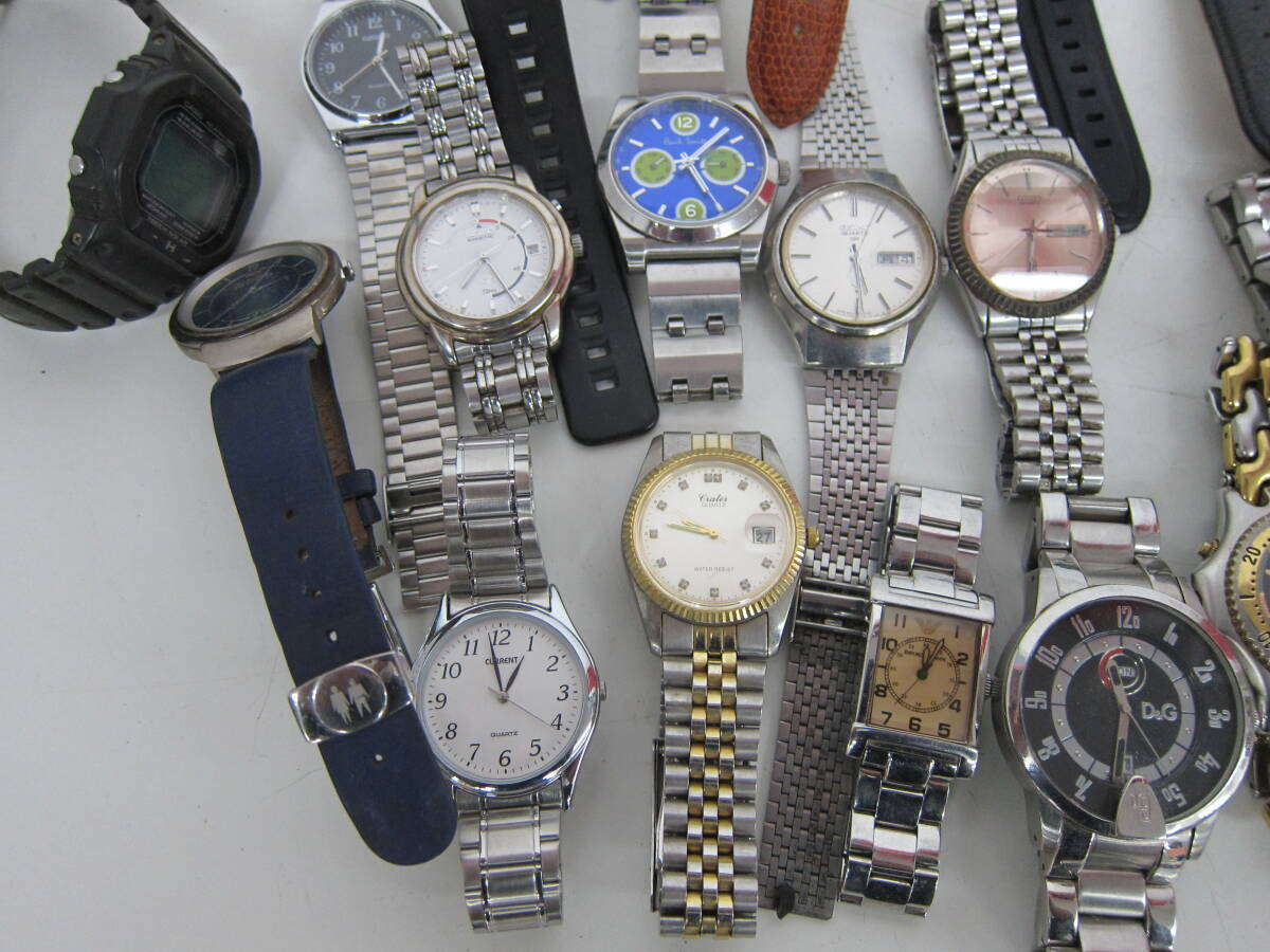 ジャンク品 CASIO SEIKO D&G ポールスミスetc. 腕時計 51個まとめ 約3キロ 中古品_画像10