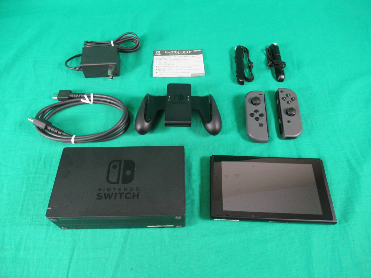 60/Q834* Nintendo switch body *Nintendo Switch body new model JOY-CON gray *HAD-S-KAAAA* nintendo * operation verification settled / the first period . settled secondhand goods 