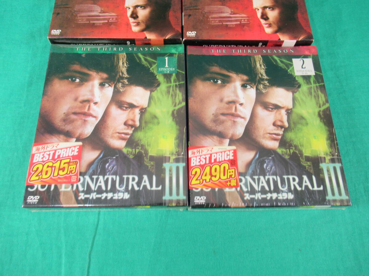 78/L060★海外TVドラマDVD★SUPERNATURAL スーパーナチュラル シーズン1～シーズン3 SET1/SET2★DVD 開封済み中古/未開封 混在★中古品の画像2