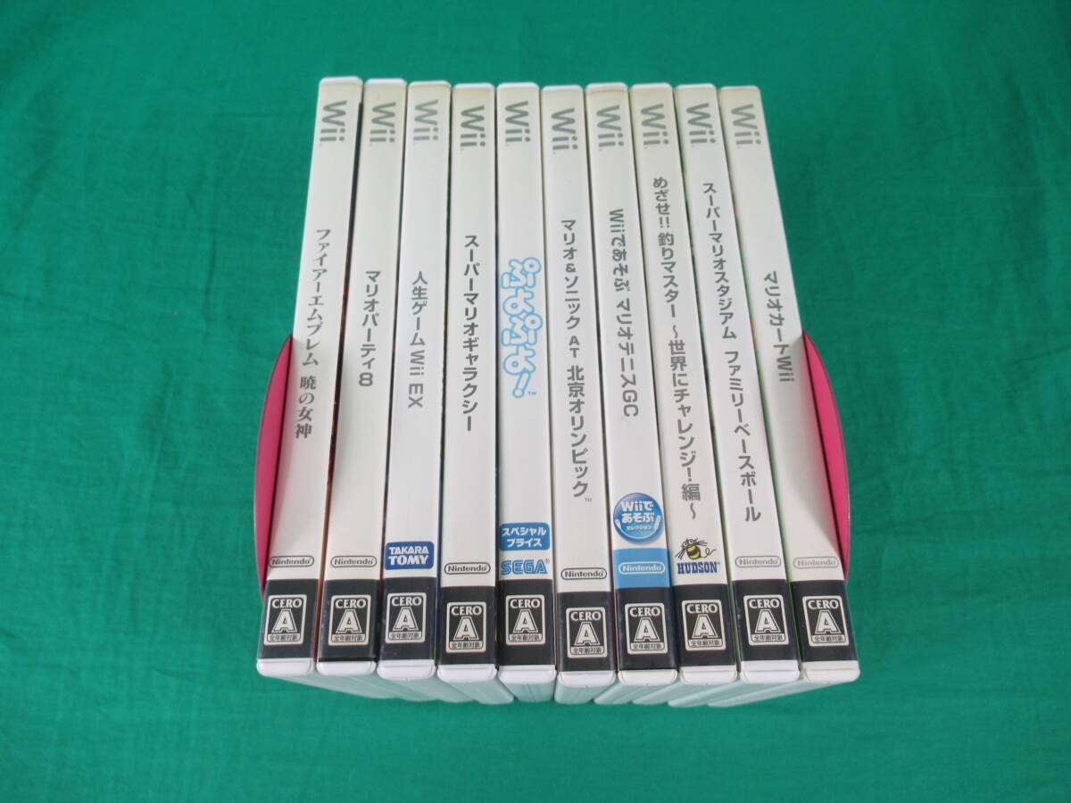 53/Q962★Wiiソフト 10本まとめ売り★訳アリ商品★パッケージ・表紙 ダメージあり/たばこ臭あり/キズあり★現状品 中古品_画像1