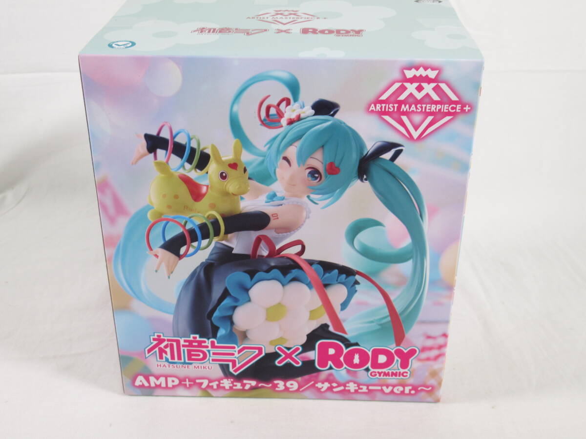 08/Y078* unopened * Hatsune Miku ×Rody AMP+ figure ~39| sun cue ver.~ * tight - prize 